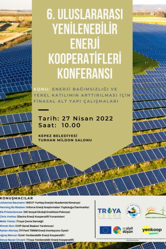 6. YENİLENEBİLİR ENERJİ KOOPERATİFLERİ KONFERANSI